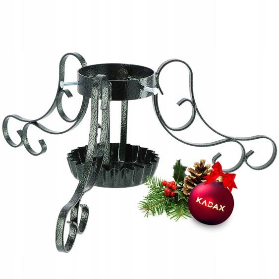 KADAX Support pour sapin de Noël Bries, support stable pour sapin, vert, 67 cm