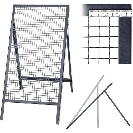 KADAX Tamis de chantier pour sable, terre, maçonnerie, 120x60cm, gravier, largeur de maille 20mm