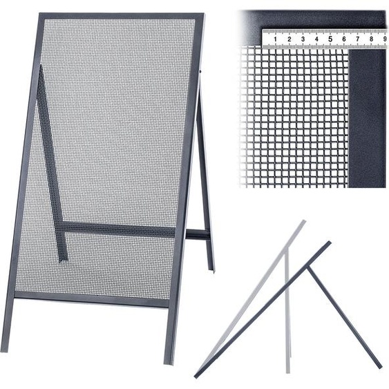 KADAX Tamis de chantier pour sable, terre, maçonnerie, 120x60cm, gravier, largeur de maille 4mm