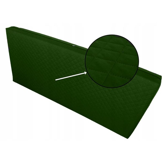 Kam-Pol Housse de matelas matelassée vert bouteille 70x120cm