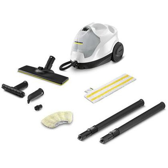 Karcher - Nettoyeur Vapeur 3.5 bars sc 4 EasyFix Autonomie illimitée 2000 w Double réservoir avec Kit de Nettoyage de Sol et buses