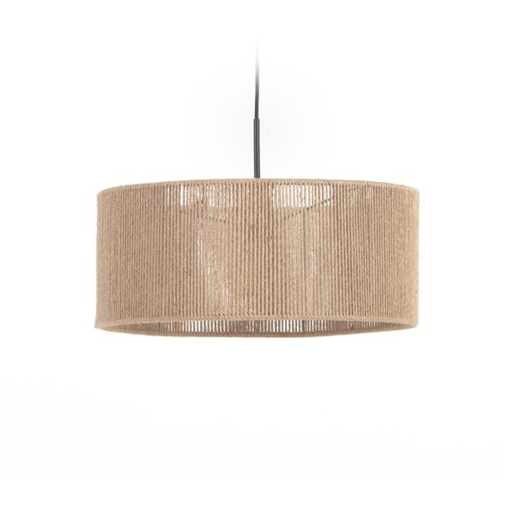 Kave Home - Abat-jour pour suspension Crista en jute finition naturelle Ø 47 cm