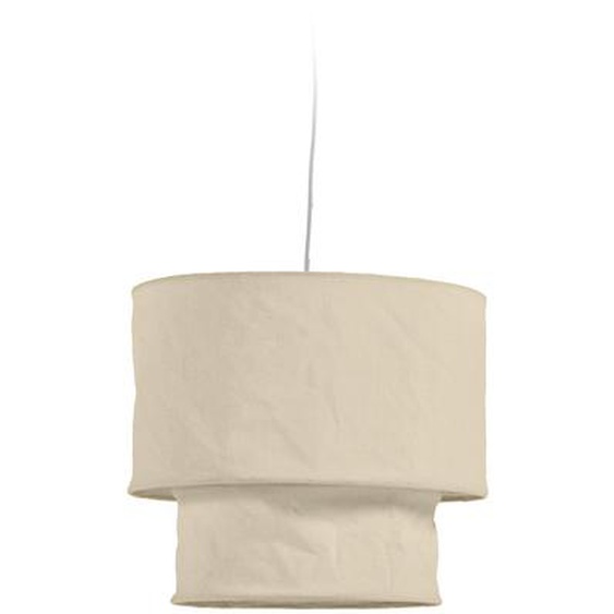 Kave Home - Abat-jour pour suspension Mariela en lin finition beige Ø 40 cm