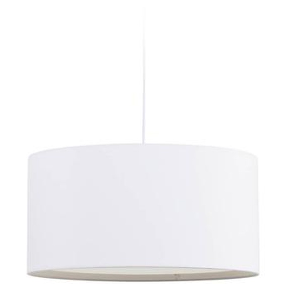 Kave Home - Abat-jour suspension Santana blanc avec diffuseur blanc Ø 40 cm