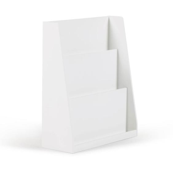 Kave Home - Bibliothèque Adiventina en MDF blanc 59,5 x 69,5 cm