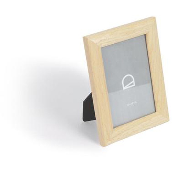 Kave Home - Cadre photo petit format Nazira en bois et finition naturelle 14 x 18 cm