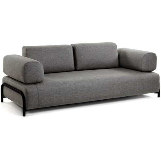 Kave Home - Canapé Compo 3 places gris foncé 232 cm