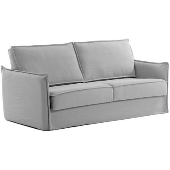 Kave Home - Canapé convertible Samsa 2 places polyuréthane gris 140 cm