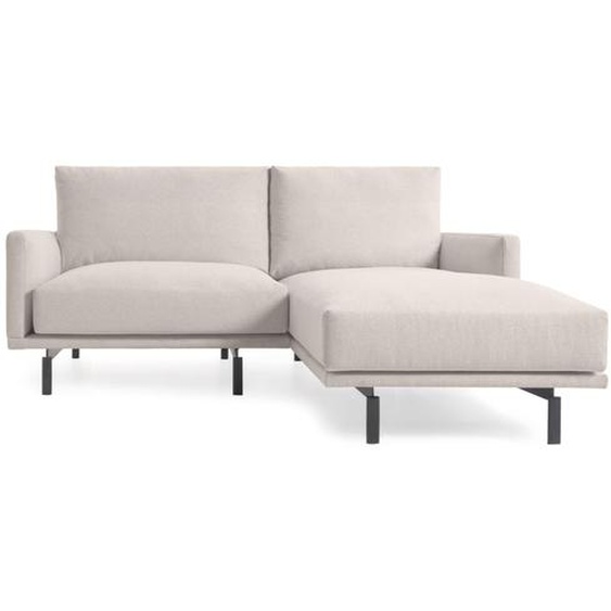 Kave Home - Canapé Galene 3 places avec méridienne droite beige 194 cm