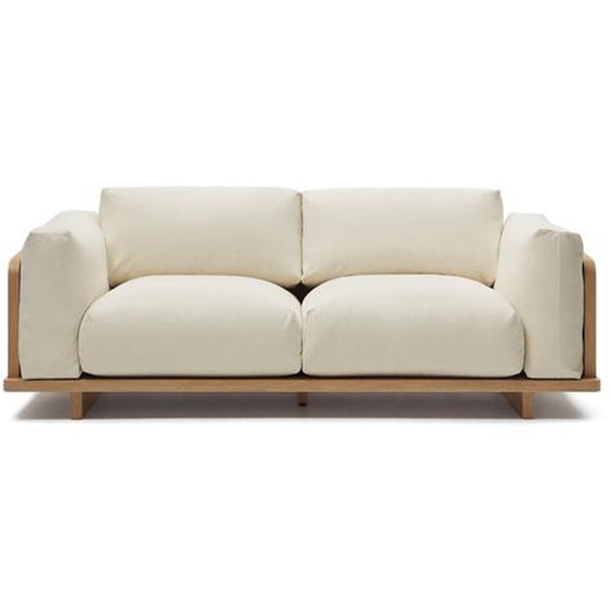 Kave Home - Canapé Oaq 3 places beige 225 cm