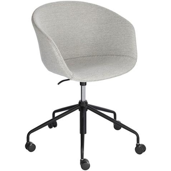 Kave Home - Chaise de bureau Yvette gris clair