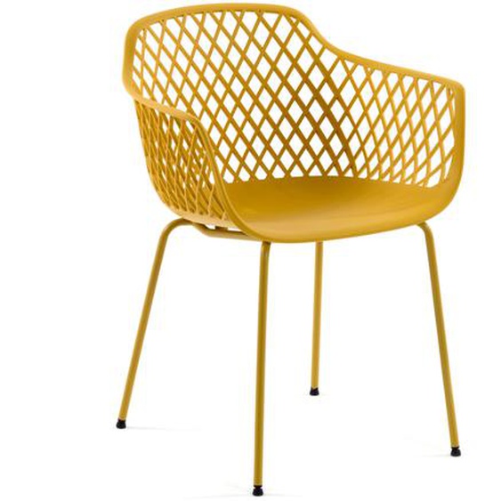 Kave Home - Chaise de jardin Quinn jaune