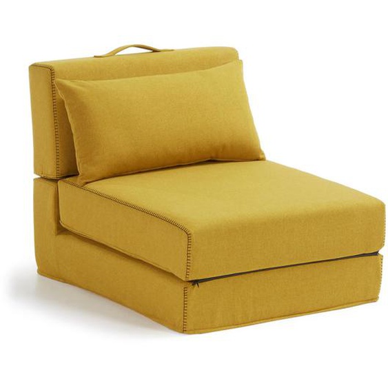 Kave Home - Chauffeuse Arty moutarde 70 x 89 (200) cm