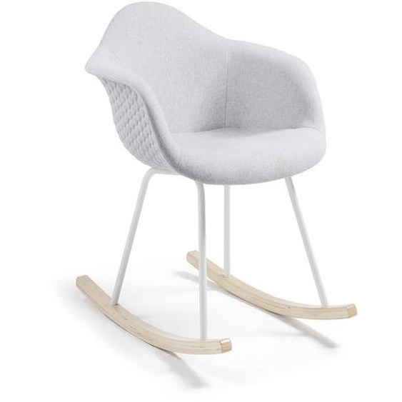 Kave Home - Fauteuil à bascule Kevya,gris clair