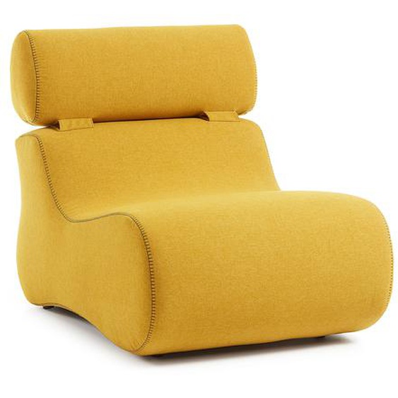 Kave Home - Fauteuil Club moutarde