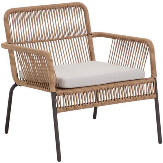 Kave Home - Fauteuil Samanta en corde beige