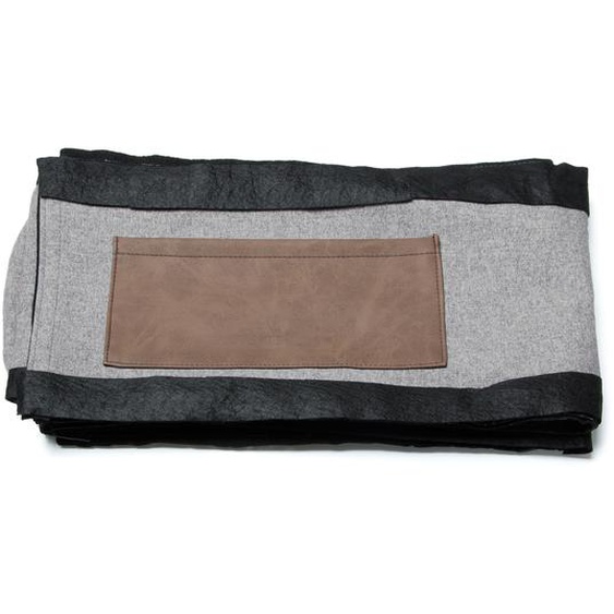 Kave Home - Housse pour lit Dyla grise pour matelas de 150 x 190 cm
