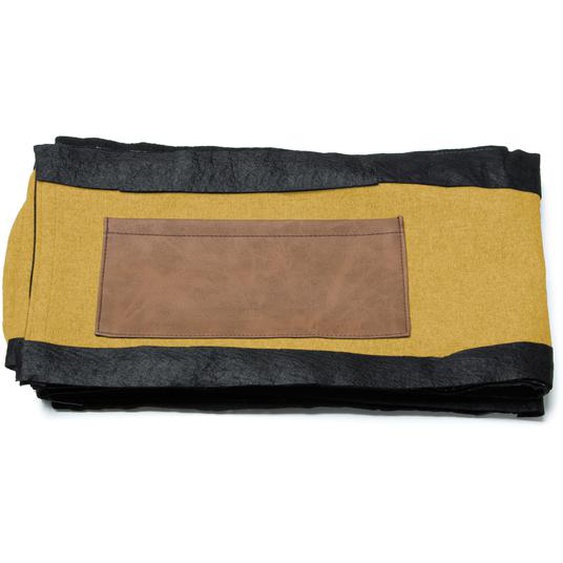 Kave Home - Housse pour lit Dyla jaune moutarde pour matelas de 160 x 200 cm