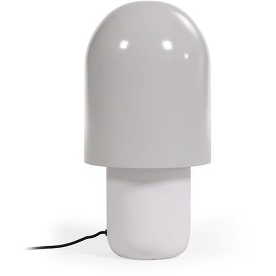 Kave Home - Lampe Brittany en mÃ©tal peint blanc et gris