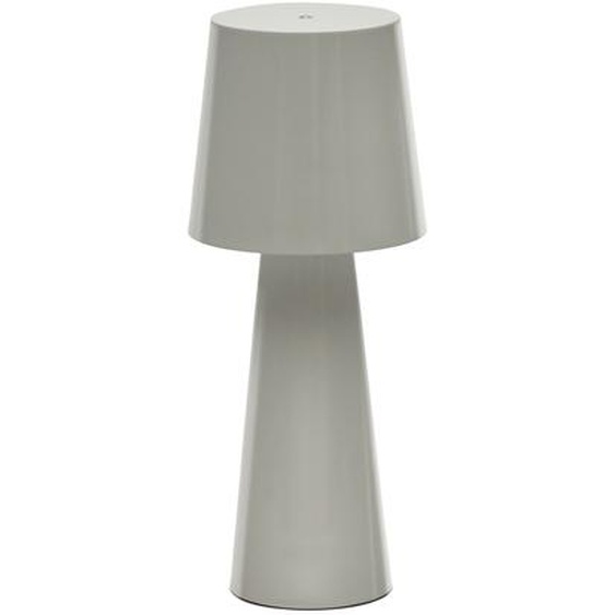 Kave Home - Lampe de table grand format Arenys en mÃ©tal peint gris