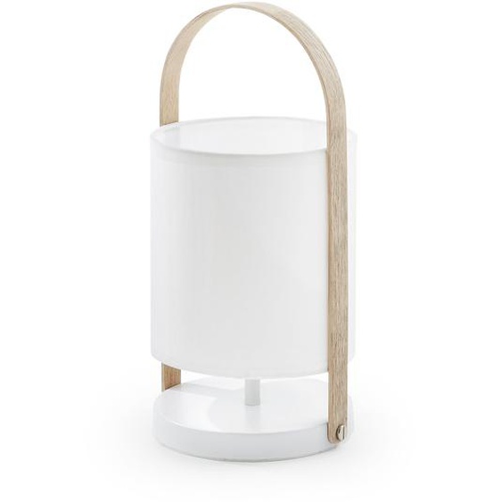 Kave Home - Lampe de table Zayma blanc