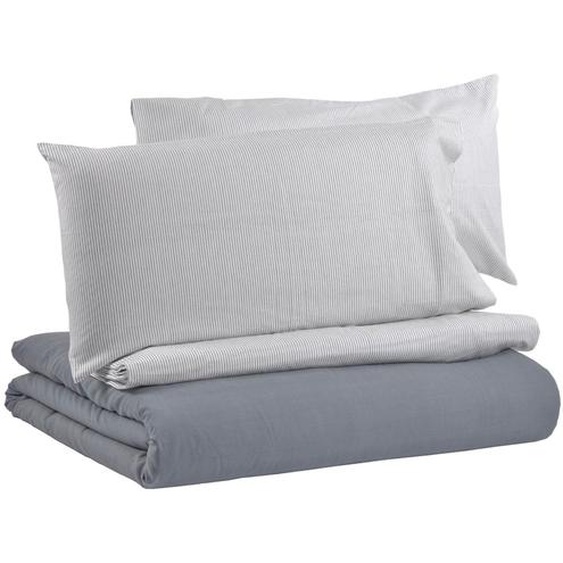 Kave Home - Linge de lit Mariel drap-housse,housse couette,taie oreiller en coton bio (GOTS)135x190cm