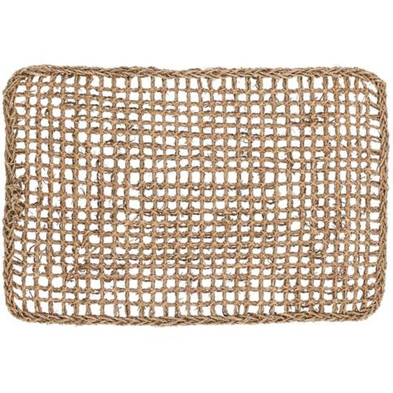 Kave Home - Paillasson dentrée Yariela fibres naturelles 60 x 40 cm