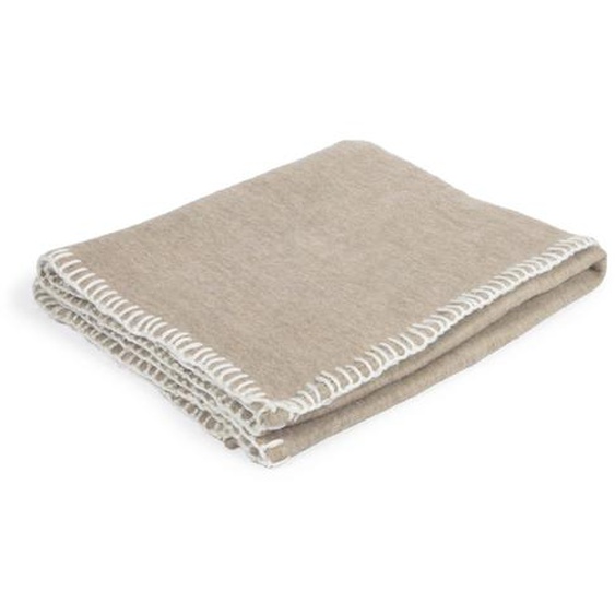 Kave Home - Plaid Augustina marron 125 x 150 cm