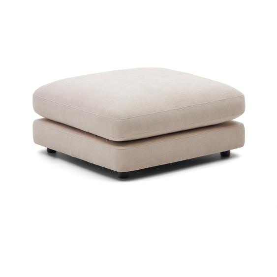 Kave Home - Repose-pied Gala beige 90 x 90 cm