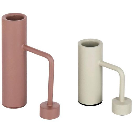 Kave Home - Set de deux bougeoirs Shania