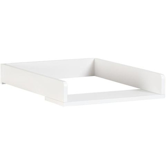 Kave Home - Table Ã  langer Nunila en panneaux MDF blanc 72 x 55 cm