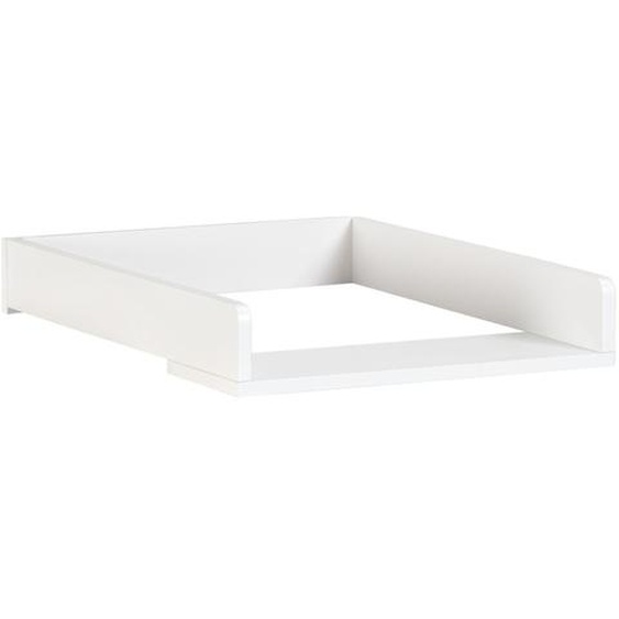 Kave Home - Table Ã  langer Nunila en panneaux MDF blanc 72 x 55 cm
