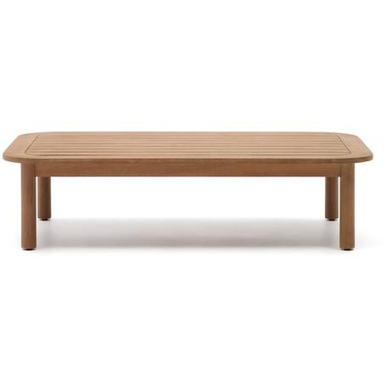 Kave Home - Table basse 100 % dextérieur Sacova en bois deucalyptus massif 140 x 89 cm