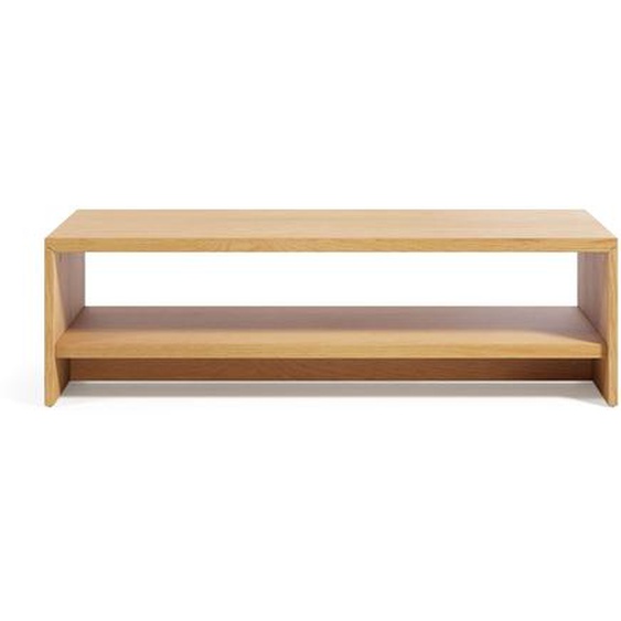Kave Home - Table basse Abilen en placage de chêne 120 x 60 cm FSC 100%.