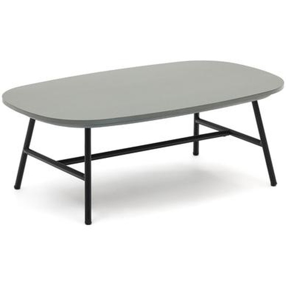 Kave Home - Table basse Bramant en acier finition noire 100 x 60 cm