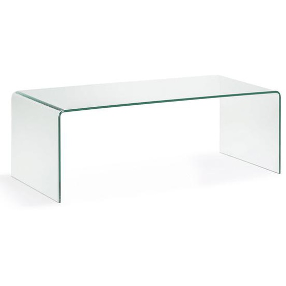 Kave Home - Table basse Burano en verre 110 x 50 cm