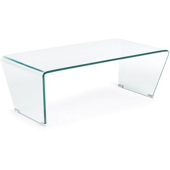 Kave Home - Table basse Burano en verre 120 x 60 cm