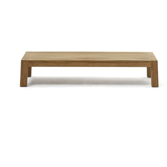 Kave Home - Table basse Forcanera en bois de teck massif 150 x 71 cm