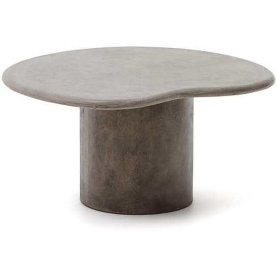 Kave Home - Table basse Macarella en ciment 83 x 77 cm
