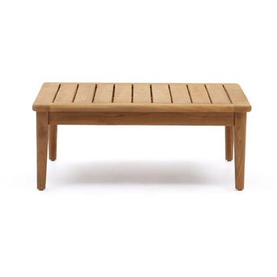 Kave Home - Table basse Portitxol en bois de teck massif 80 x 80 cm