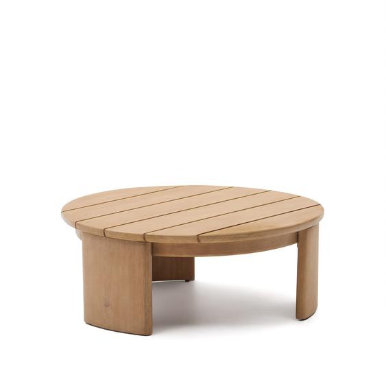 Kave Home - Table basse Xoriguer en bois d’eucalyptus Ø95,5 cm FSC 100 %