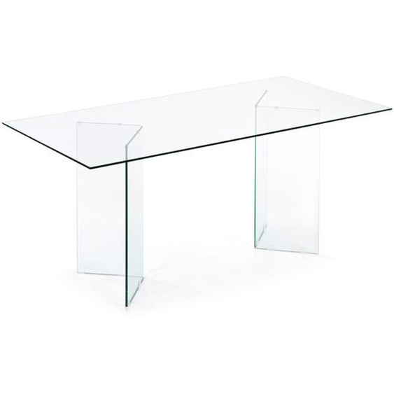 Kave Home - Table Burano en verre 180 x 90 cm