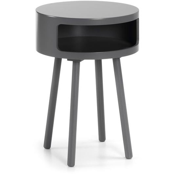Kave Home - Table dappoint Kurb B Ã˜ 40 cm gris