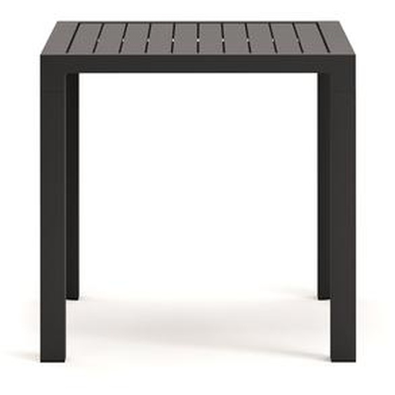 Kave Home - Table de jardin Culip en aluminium finition grise 77 x 77 cm