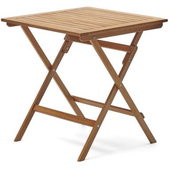 Kave Home - Table de jardin pliante Sadirar en bois dacacia 70 x 70 cm FSC 100%