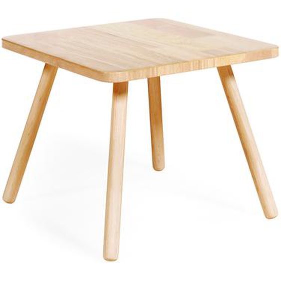 Kave Home - Table enfant carrée Dilcia bois dhévéa massif 55 x 55cm