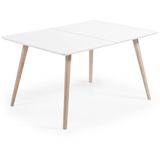 Kave Home - Table extensible Eunice 140 (220) x 90 cm + sac
