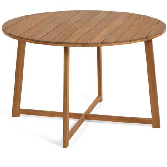 Kave Home - Table ronde de jardin Dafne en bois dacacia Ø 120 cm FSC 100%