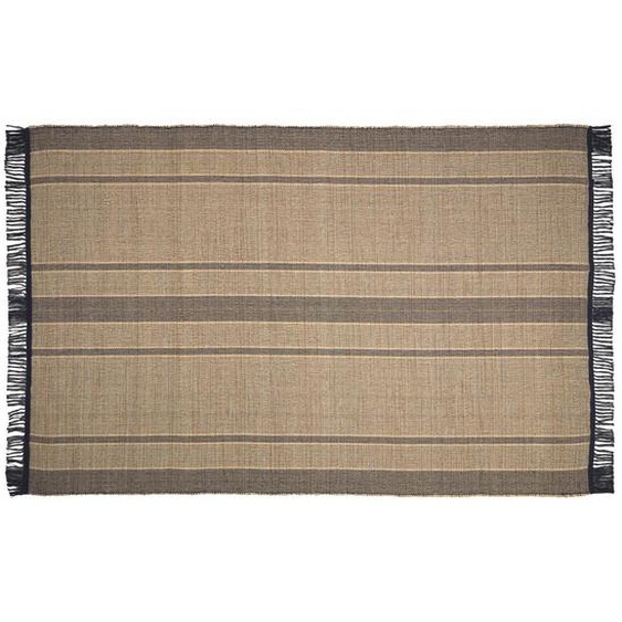 Kave Home - Tapis Brunilda noir et brun 200 x 300 cm