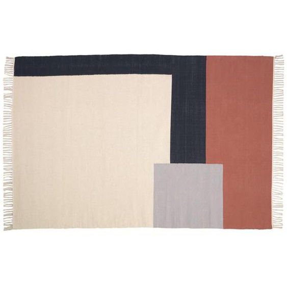 Kave Home - Tapis Cataleya 100% coton multicolore 160 x 230 cm